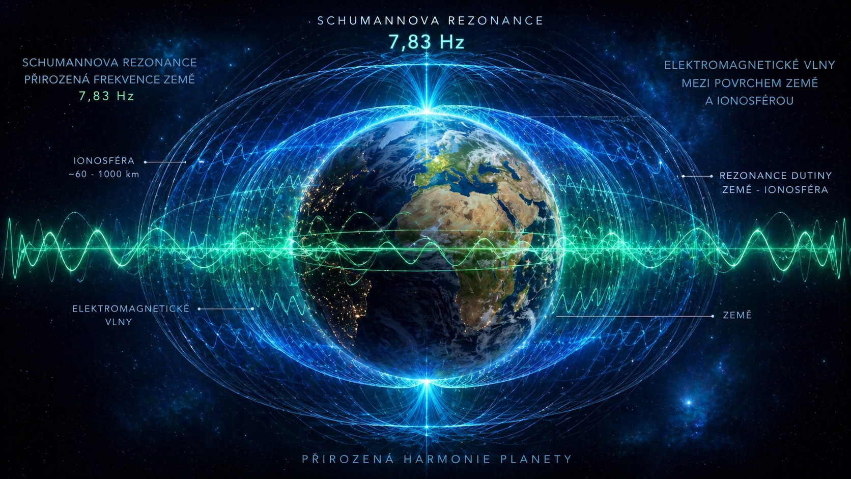 Schumannova rezonance: Co je skutečnost a co mýtus (7,83 Hz vysvětleno)